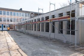 Am Annette-von-Droste-Hülshoff-Gymnasium wird ein Erweiterungsneubau errichtet