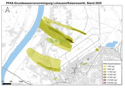 PFAS Lohausen / Kaiserswerth, Stand 2025