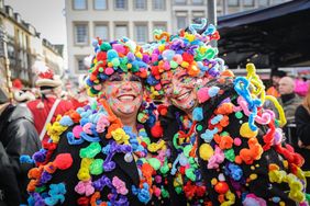 Hoppeditz Erwachen 2018 vor dem Rathaus