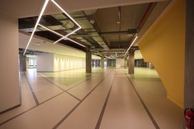 Aktueller Blick auf die zukünftige Fläche der Zentralbibliothek im KAP1. Hier das 2. OG des KAP1; Foto: David Young