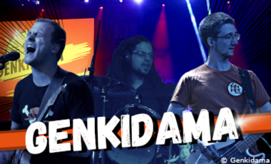Buntes Bandfoto der Band Genkidama.