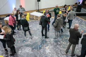Die öffentliche Auftaktveranstaltung für das städtebauliche Entwicklungskonzept 'Raumwerk D' im 'postPost'