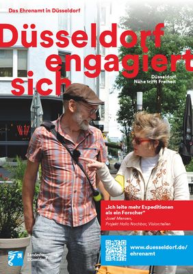 Ehrenamtskampagne der Landeshauptstadt Düsseldorf: Josef Mensen - vision:teilen - Aktion Hallo Nachbar