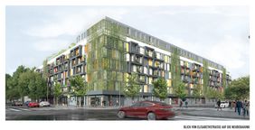 Elisabethstraße. Animation: Wienstroer Architekten Stadtplaner aus Neuss mit scape Landschaftsarchitekten, Düsseldorf