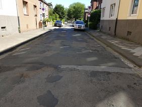 Die Gerhardstraße wird mit einem Dünnschichtbelag instand gesetzt. Foto: Amt für Verkehrsmanagement