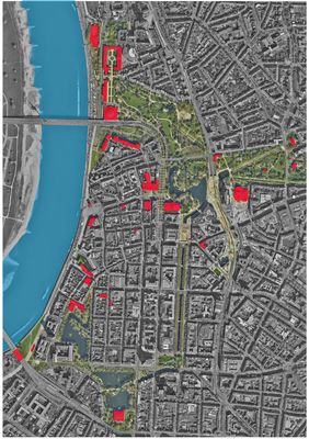 Der "Blaugrüne Ring" soll eine Flanier- und Kulturmeile im Herzen Düsseldorfs werden.Landeshauptstadt Düsseldorf