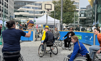 Rollstuhl-Basketball mit den ART Giants