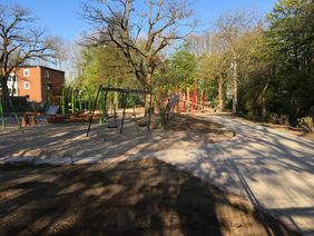 Der Ameisenspielplatz an der Emil-Barth-Straße öffnet am Donnerstag. Foto: Gartenamt