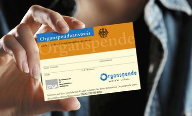 Organspendeausweis © BZgA