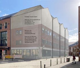 Verwaltungsgebäude Akadamiestraße 2. Foto: Amt für Gebäudemanagement