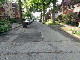 In der Flaschenstraße wird nach den erfolgten Kanalbauarbeiten nun die Straße wiederhergestellt. Foto: Amt für Verkehrsmanagement