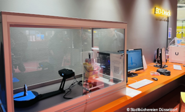 Foto vom 3D Scanner im LibraryLab