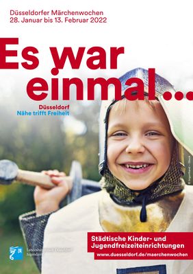 Flyer zu den Märchenwochen 2022, © Landeshauptstadt Düsseldorf