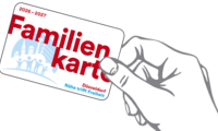 Familienkarte mit Hand