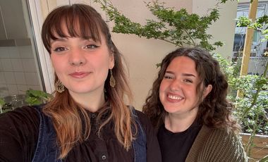 SPZ-Mitarbeiterinnen Lea Kramps und Mersiha Halilovic