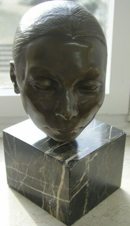 Tatjana Barbakoff, Künstler: Benno Elkan, um 1925, Bronze, H 22,7 cm, Fotografie : Medienzentrum Rheinland/Stefan Arendt