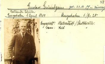 Gustaf Gründgens als Schauspielschüler