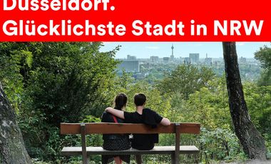 Düsseldorf ist die glücklichste Stadt in NRW. © Wirtschaftsförderung Düsseldorf 