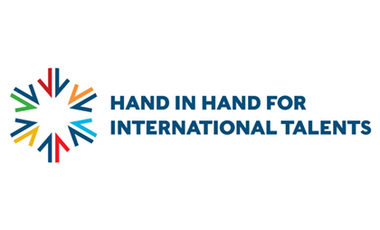 Logo 'Hand in Hand for International Talents'