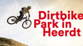 In Düsseldorf-Heerdt soll ein Dirtbike-Park entstehen. In einem Beteiligungsverfahren möchte das Sportamt der Landeshauptstadt Vorschläge zur Gestaltung des Geländes entwickeln und sammeln. Grafik: Amt für Kommunikation
