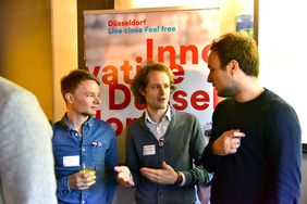 Die Wirtschaftsförderung lud im Rahmen der Startup-Woche zum internationalen Netzwerktreffen „Scale up your Business in Düsseldorf“ © Fotograf Paul Esser 