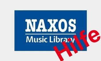 Logo Naxos Music Library mit dem Zusatz: Hilfe