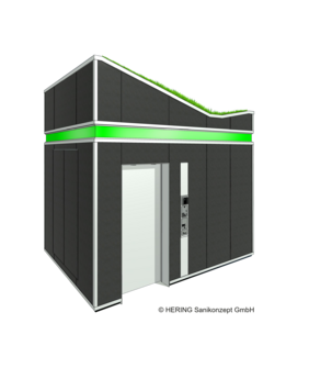 Außenansicht der neuen Modultoilettenanlagen. Copyright: HERING Sanikonzept GmbH