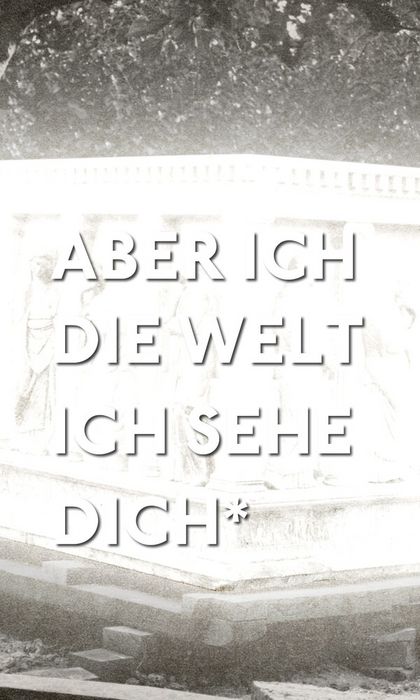 Plakat zur Ausstellung, Aber ich. Die Welt. Ich sehe. Dich, Hamburger Kunsthalle, 2026