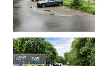 Fotos vom Parkplatz Kalkumer Schlossallee