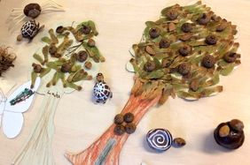 Herbstliche Bastelarbeiten