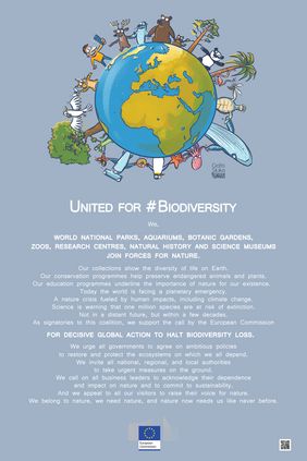 Poster "United for Biodiversity"