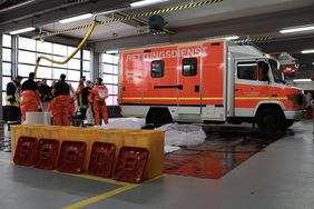 Geplanter Zwischenstop bei der Feuerwehr Lohmar zum Personalwechsel.
