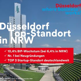 Die Düsseldorfer Wirtschaft ist Spitzenreiter in NRW. © Wirtschaftsförderung Düsseldorf 