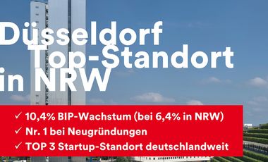 Die Düsseldorfer Wirtschaft ist Spitzenreiter in NRW. © Wirtschaftsförderung Düsseldorf 
