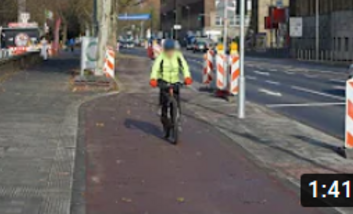 Neuer Radweg am Joseph-Beuys-Ufer eröffnet