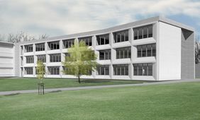 Animation des Erweiterungsbaus für das Max-Planck-Gymnasium