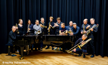 Foto der Big Band der Clara Schumann Musikschule