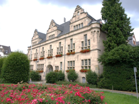 Rathaus Benrath an der Benrodestraße. Foto: Amt für Gebäudemanagement