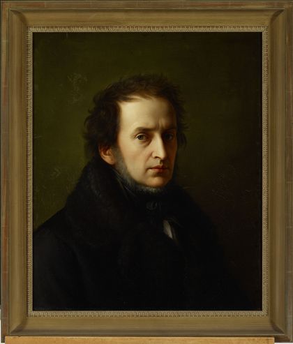 Selbstbildnis, Wilhelm Schadow, 1832, Öl auf Leinwand, Stadtmuseum Düsseldorf B 596