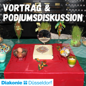 Gedeckter Tisch, Vortrag und Podiumsdiskussion