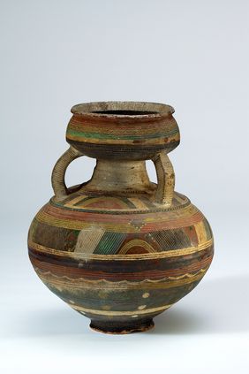 Wassertransportgefäß der Nupe, Nigeria. Foto: Horst Kolberg, Neuss