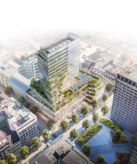 Kö 106. Grafik: Catella Project Management/RKW Architektur +