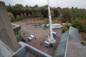 Intelligente Energiespartechnik wird an der Dieter-Forte-Gesamtschule eingebaut; Foto: David Young