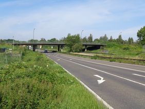Der Heerdter Lohweg bekommt einen direkten Anschluss an die Bundesstraße B7. Foto: Amt für Verkehrsmanagement