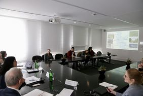 Szene aus der Pressekonferenz am 22.03.2024