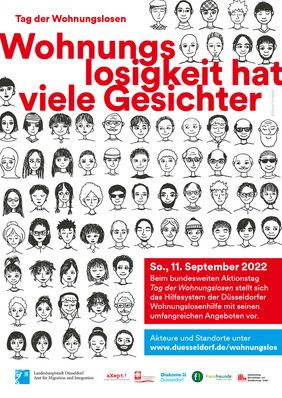 Plakat zum Tag der Wohnungslosen 2022
