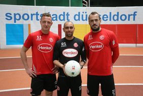 CHECK! des Sportamtes bei Fortuna Düsseldorf mit Robin Bormuth (links) und Emir Kujovic (rechts). Foto: David Young 