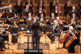 Das Sinfonieorchesters Czernowitz hat auf Einladung der Landeshauptstadt Düsseldorf am Dienstag, 28. Juni, im Kunstpalast, Robert-Schumann-Saal, gespielt. Foto: Uwe Schaffmeister
