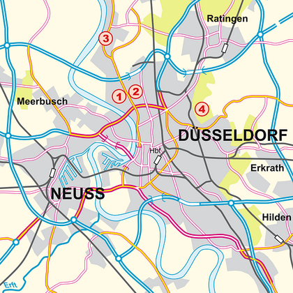 Düsseldorf for the entire family – the ports of call
