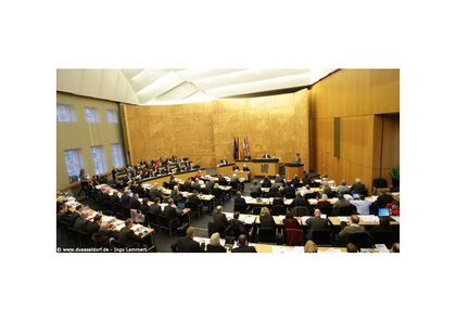 Ansicht Plenarsaal des Stadtrates der Landeshauptstadt Düsseldorf